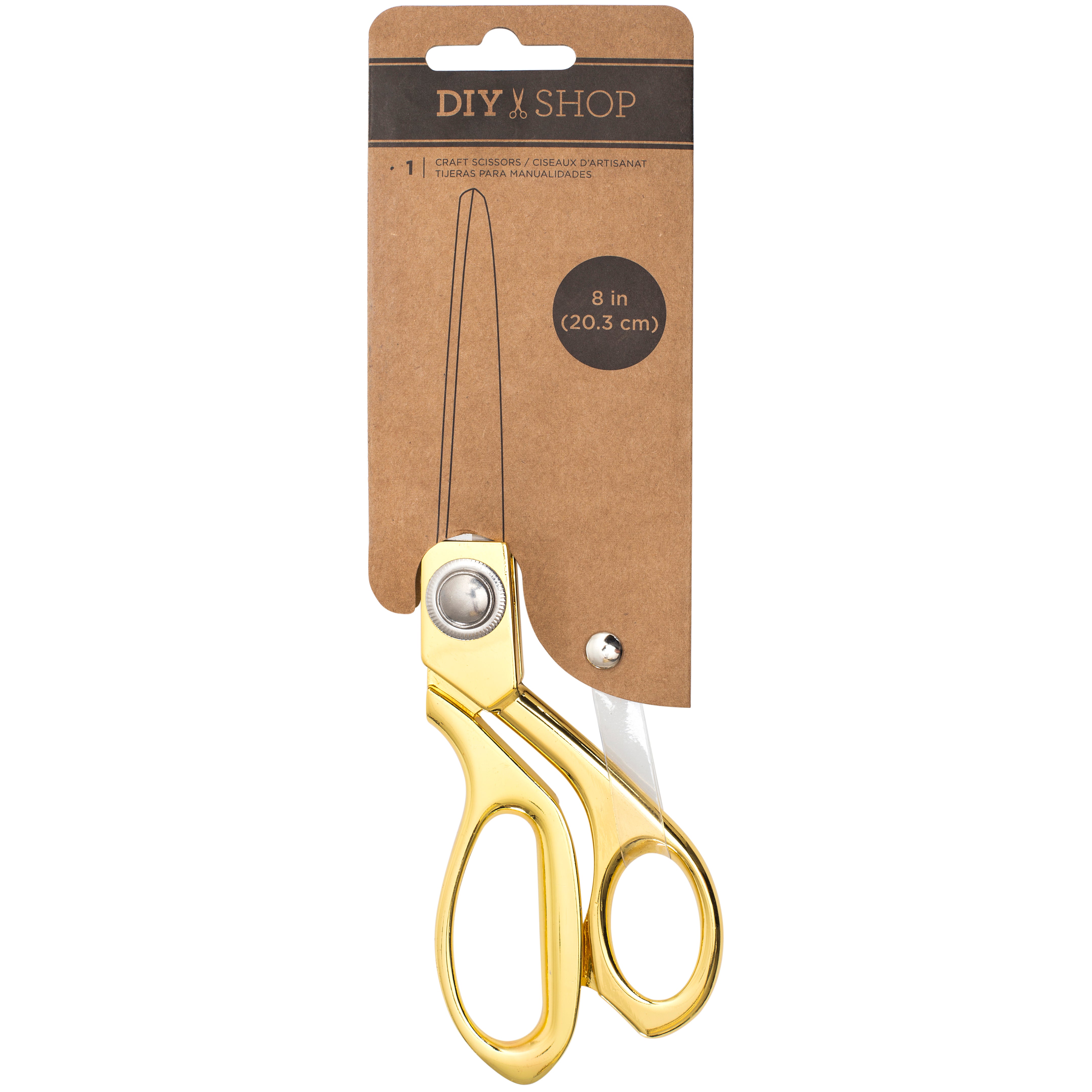 DIY Shop Craft Scissors 8-Gold Metal – American Crafts